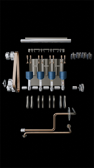 3D Renders Exploded View