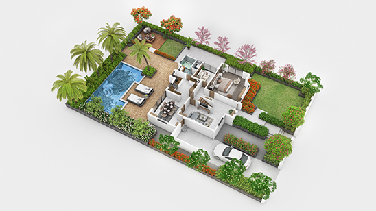 3D Premium Floor Plan